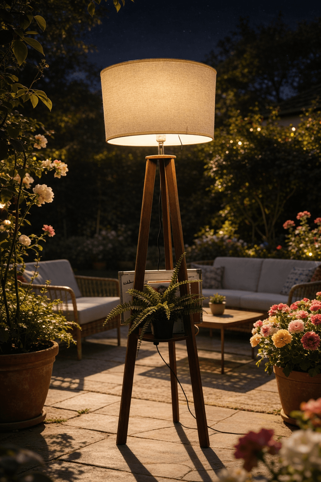 Aura Wooden Floor Lamp